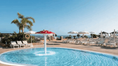 Landmar Costa Los Gigantes beach access and facilities